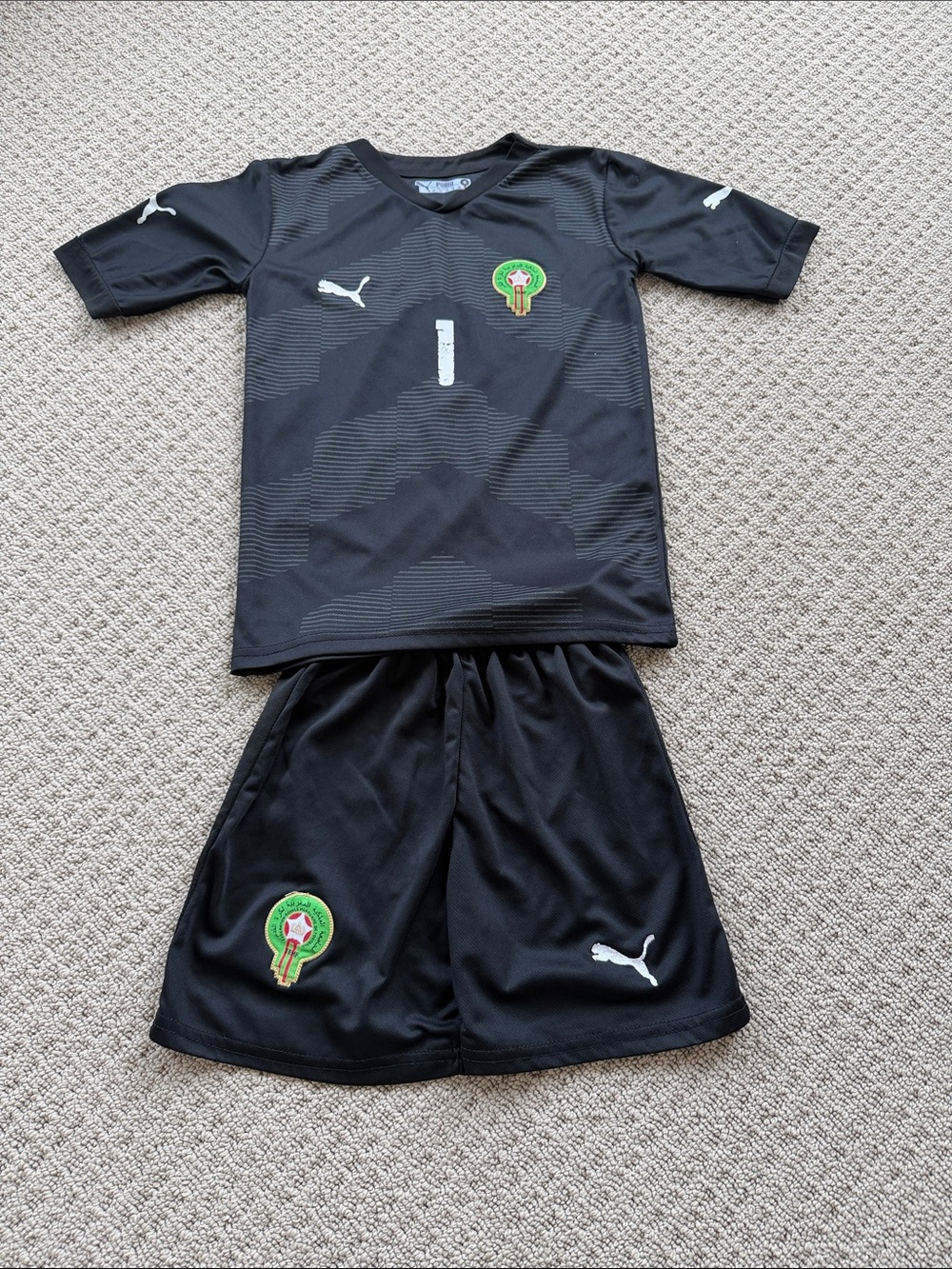 Puma Kids Morocco Bono Soccer Jersey and Shorts Set